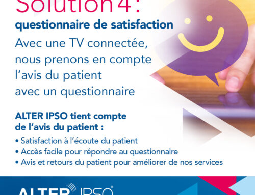 Solution 4 : questionnaire de satisfaction