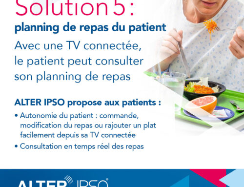 Solution 5 : planning de repas du patient