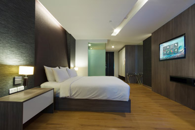 chambre d'hotel avec ecran IPTV